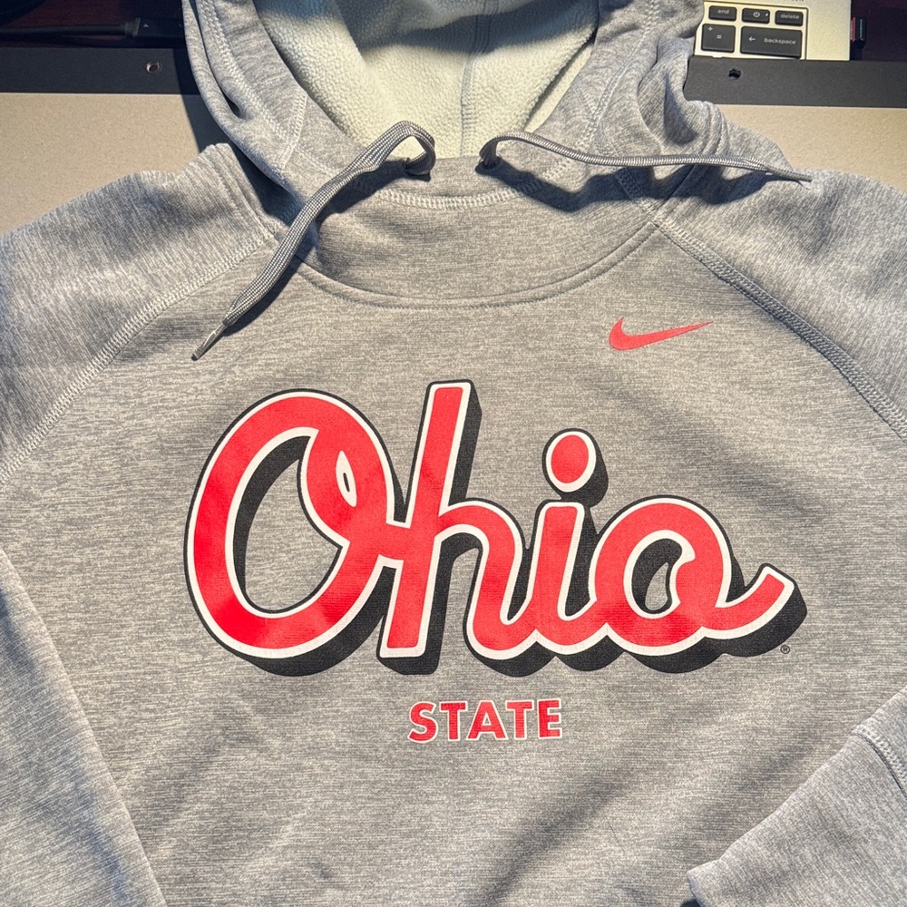 Nike Gray Ohio State Hoodie